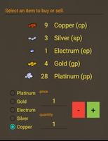 D&D Gold Tracker Affiche