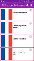 apprendre orthographe français Affiche
