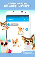 Corgi Emoji - Cardigan Welsh Corgi Dog Stickers 海報