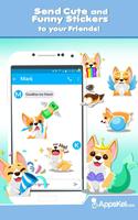 Corgi Emoji - Cardigan Welsh Corgi Dog Stickers 截圖 3