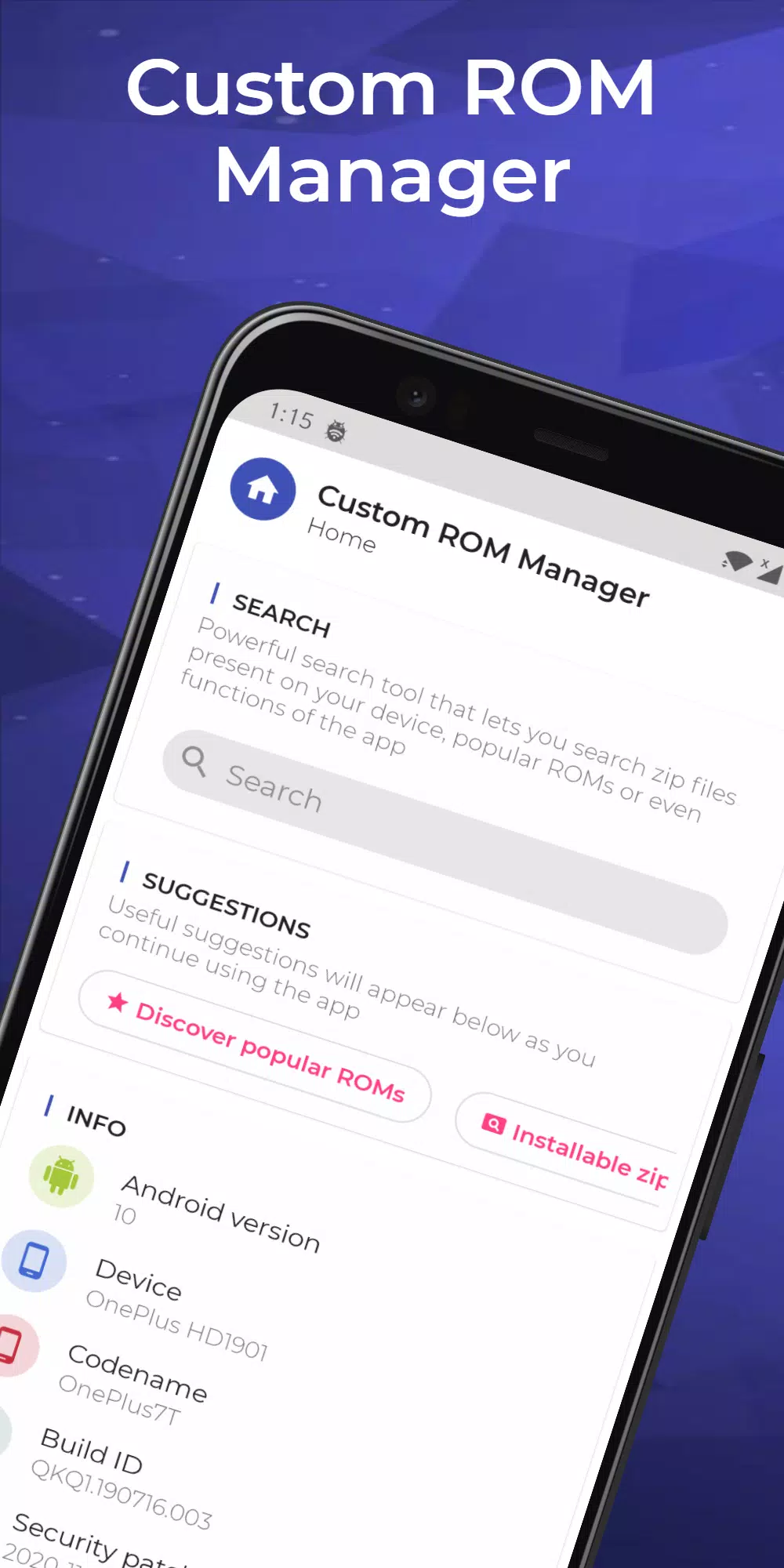 Descarga de APK de [ROOT] Custom ROM Manager para Android