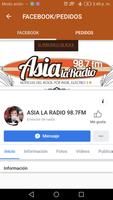 Asia la Radio 98.7 FM capture d'écran 1