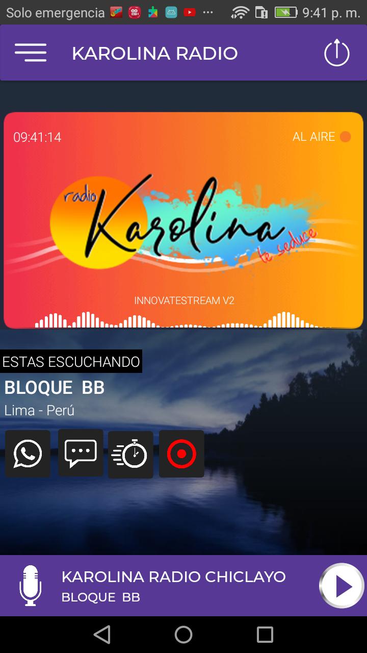 KAROLINA RADIO DE CHICLAYO for Android - APK Download
