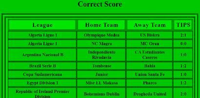 Correct score الملصق