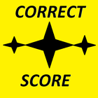Correct score tips icono