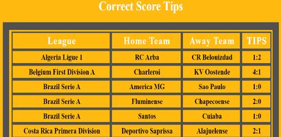 Master of Correct Score Hint постер