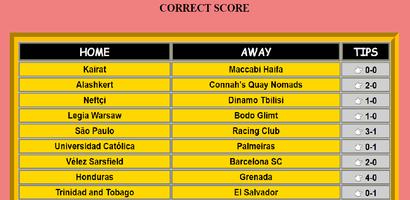 Correct Score Pro Tips ảnh chụp màn hình 1