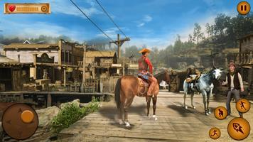 Cowboy Horse Riding Wild West imagem de tela 2