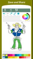 Cowboy Coloring Book screenshot 1