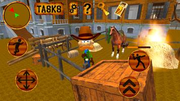 Cowboy Neighbor Redemption الملصق