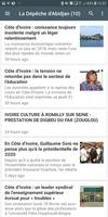 Cote D'ivoire News captura de pantalla 1