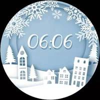 TicWatch Christmas Snow Affiche