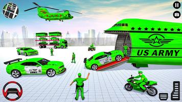 US Army Vehicle Transport Game الملصق