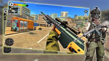 Counter battle- Offline Terrorist shooting game 3D Affiche