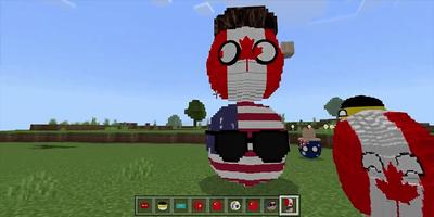 Countryballs mod For Minecraft Ekran Görüntüsü 1