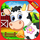 Family Farm Frenzy:Country Seaside Town ville Game أيقونة
