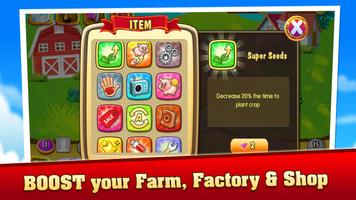 Family Farm Frenzy:Country Seaside Town ville Game syot layar 3