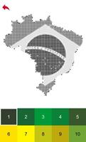 Country Flag Maps 1 Color by Number - Pixel Art capture d'écran 2