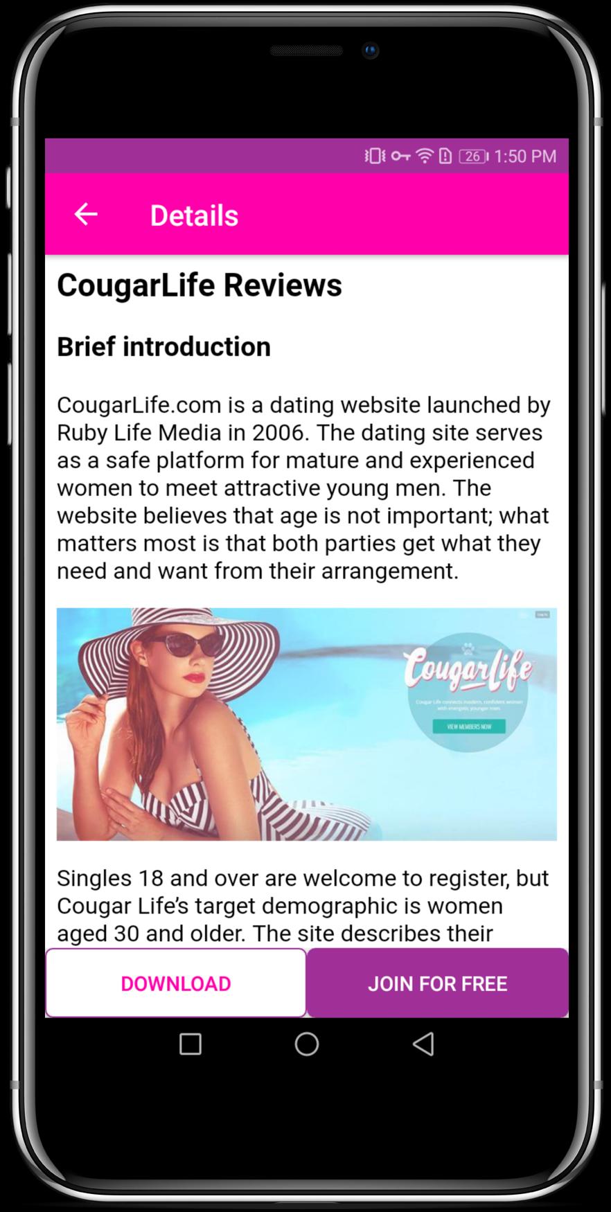 Cougar dating free online app