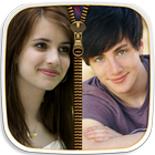 Couple Photo Zipper LockScreen icono