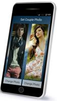 Couple Photo Zipper LockScreen syot layar 3