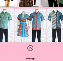 Modèles de robe de couple batik capture d'écran 1