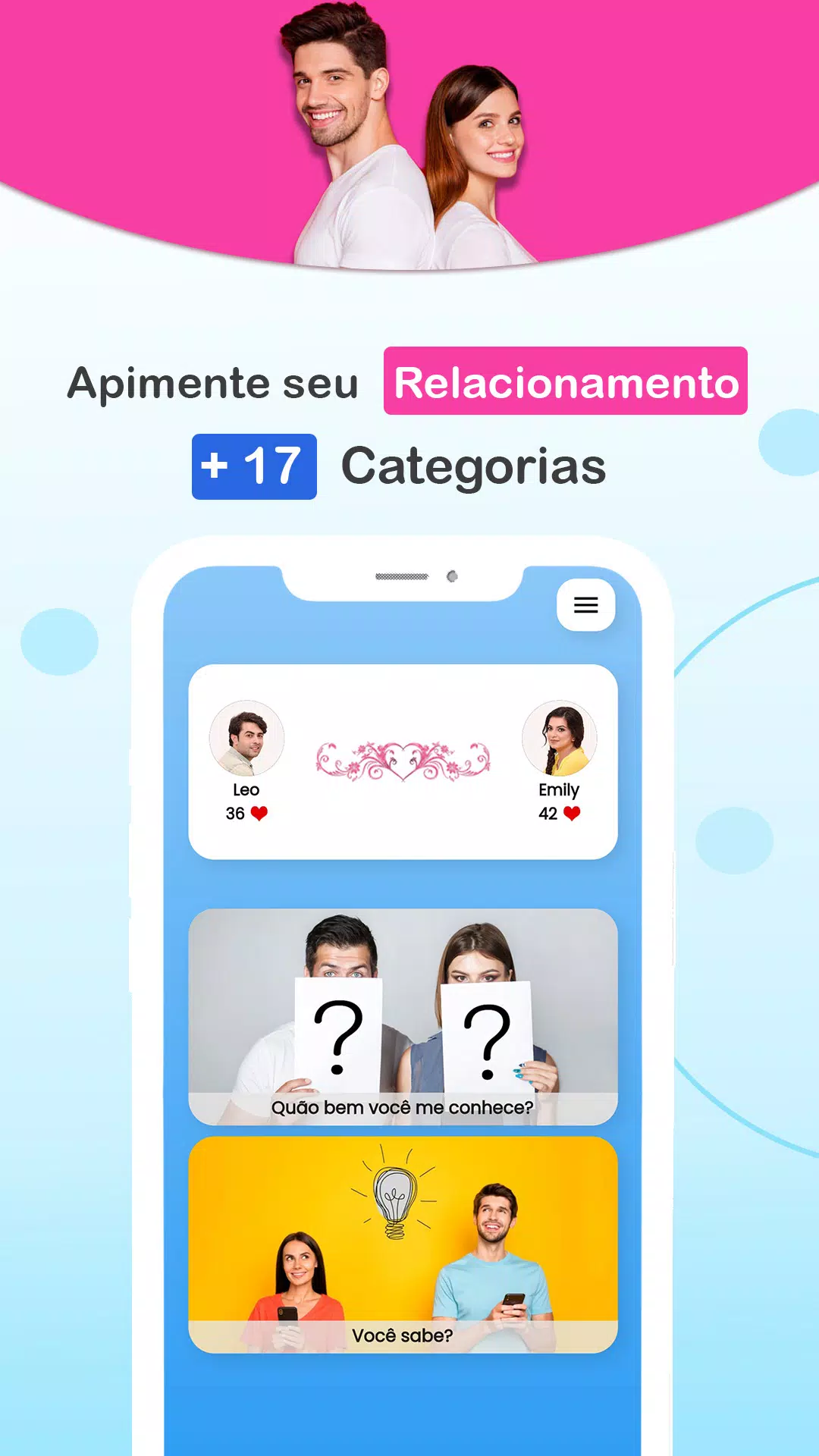 Me conhece? - Jogo de Casal APK for Android Download