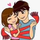 Animated Couple Story Stickers APK
