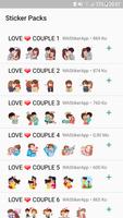 Couple Story Stickers Affiche