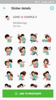 Couple Story Stickers Poster