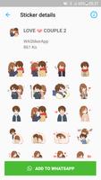 Couple Story Stickers captura de pantalla 1