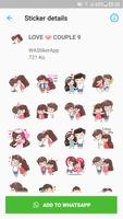 Couple Story Stickers captura de pantalla 2