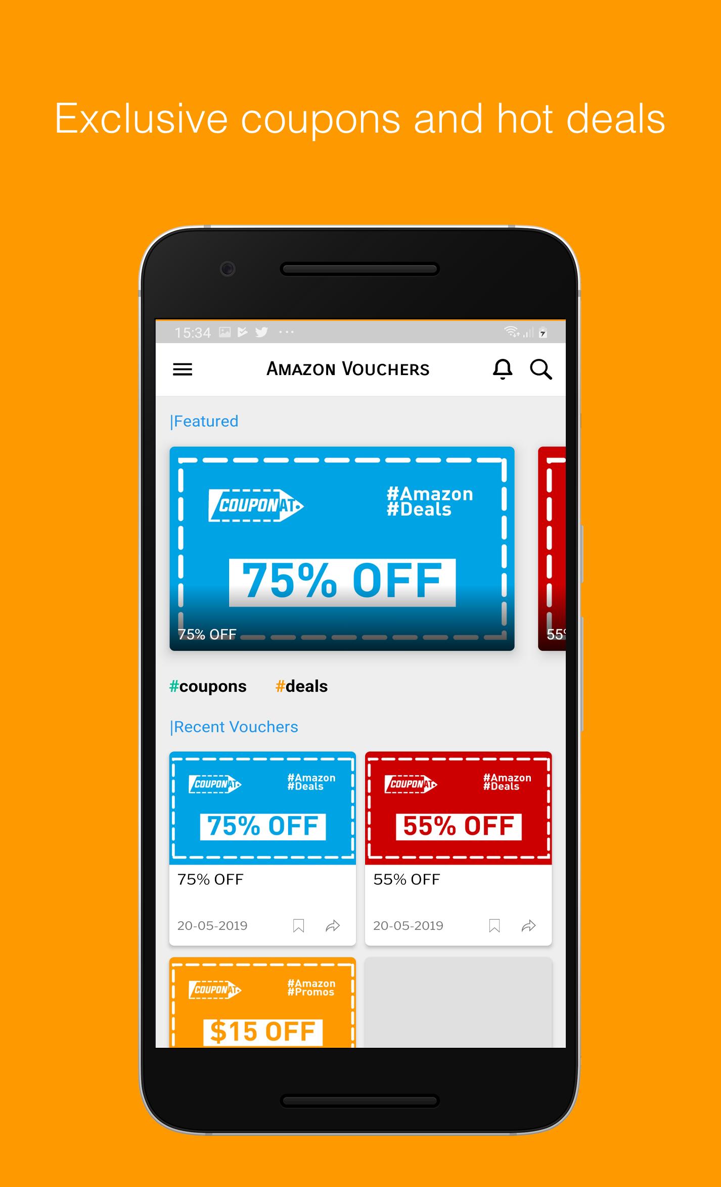 Coupons for Amazon discount promo codes - Couponat for Android - APK  Download