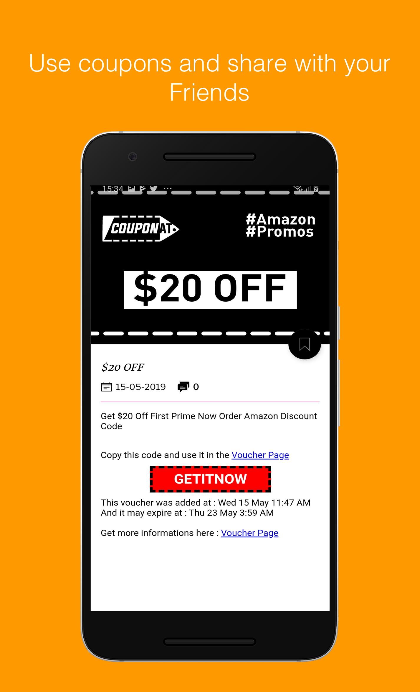 Coupons For Amazon Discount Promo Codes Couponat For Android