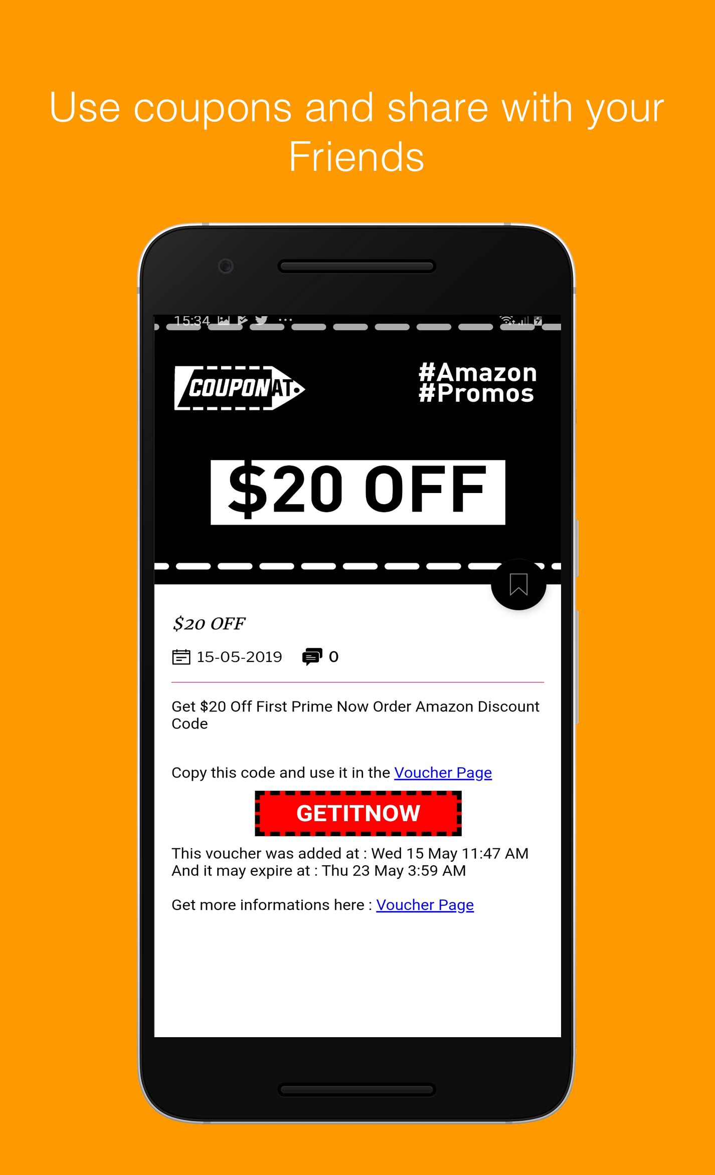 Coupons For Amazon Discount Promo Codes Couponat For Android Apk Download - roblox valentine promo codes