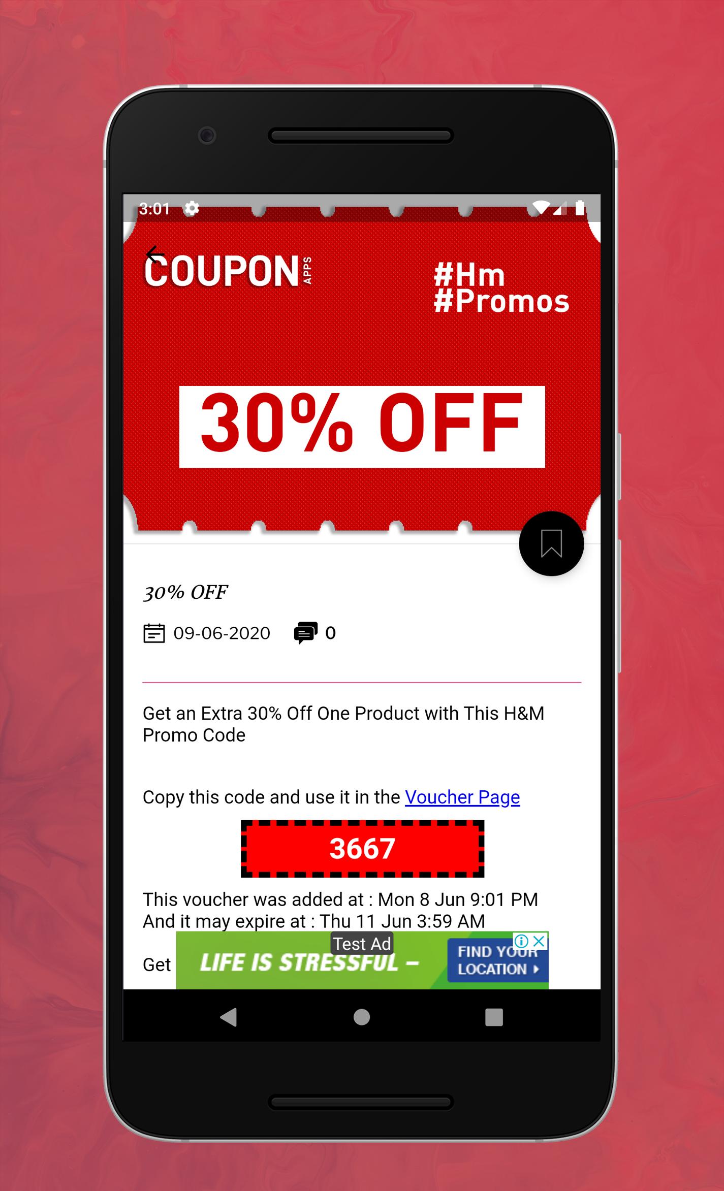 Coupons for H&M discount deal codes by Coupon Apps for Android - APK  Download