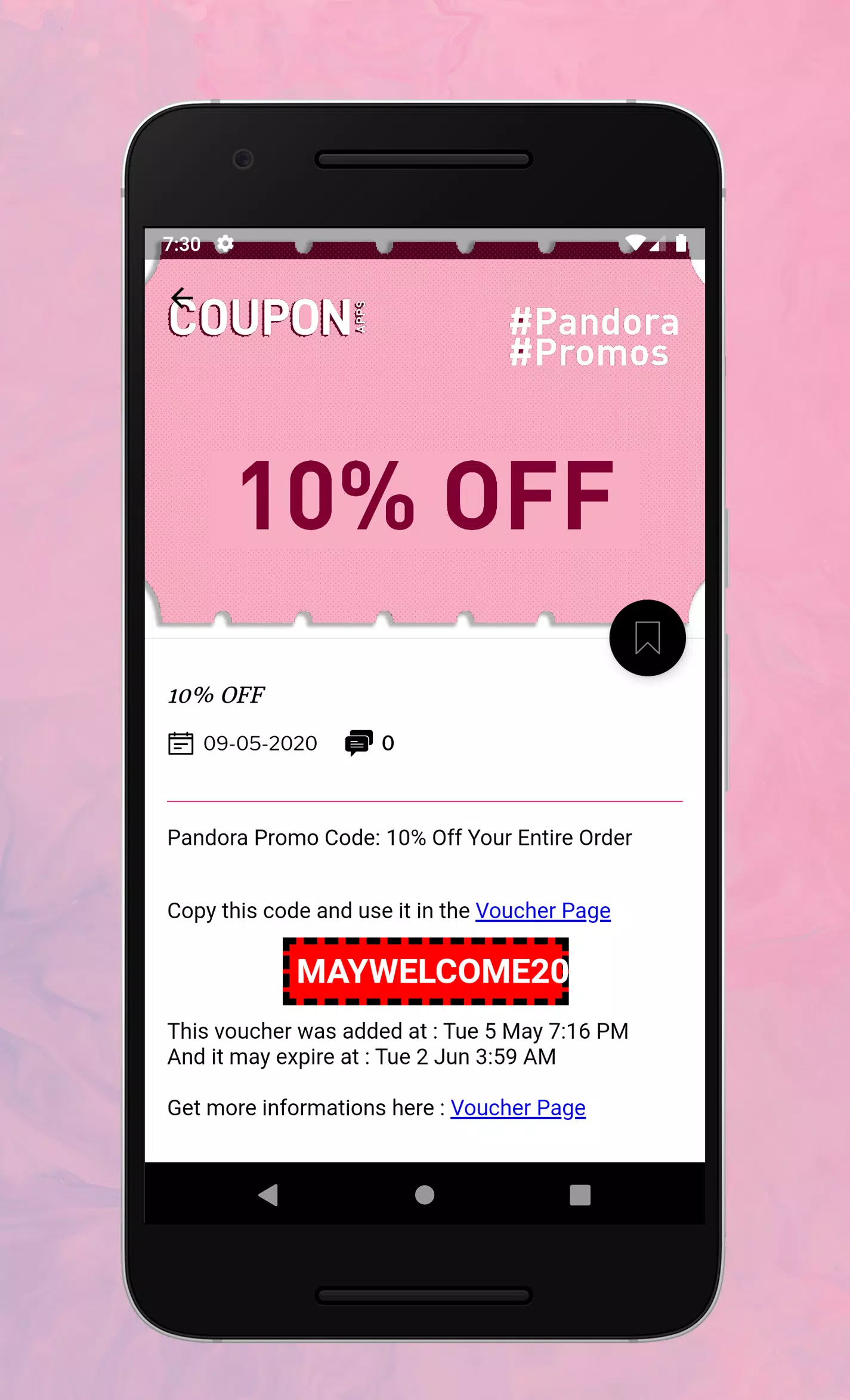 Coupons for Pandora discount codes by Coupon Apps APK do pobrania na  Androida