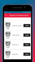 Coupons for Domino's Pizza Deals & Discounts Affiche