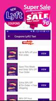 Mini Coupons For Lyft2 Taxi - Promo Codes 2019 स्क्रीनशॉट 1