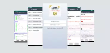 maths 3eme collège en Français