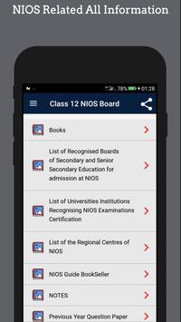 Class 12 NIOS Board screenshot 2