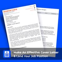 resume cover letter syot layar 2
