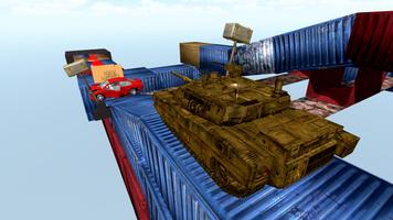 Trilhas impossíveis de tanques do exército: Simula imagem de tela 2