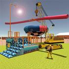 Construir parque temático icono