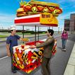 Camion de livraison de hot-dog