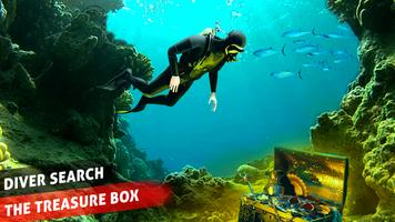 Scuba Diver Swimming Treasure screenshot 2