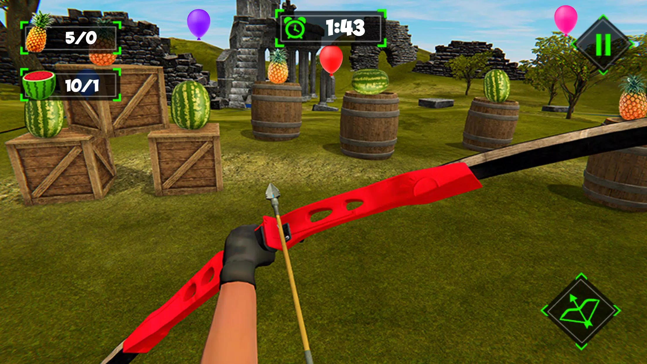 Jogo de tiro de melancia 3D - Download do APK para Android