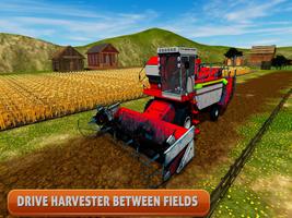 真正的農場收割機3D：卡車駕駛模擬器 海報