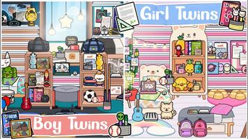 Happy Toca Boca Life World Tip ポスター