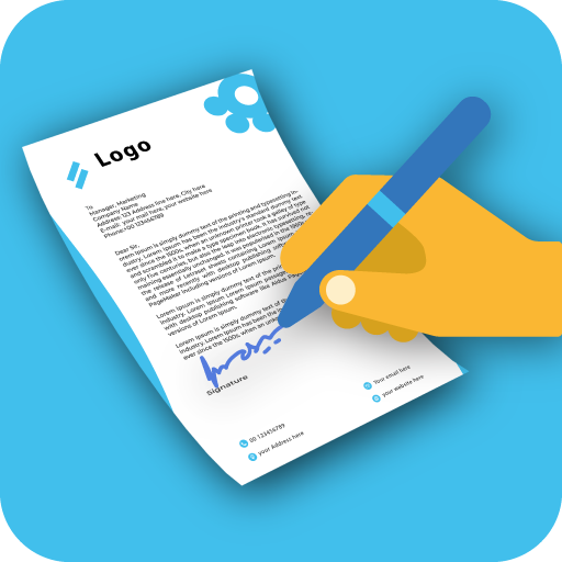 电子签名制作器，签署 PDF